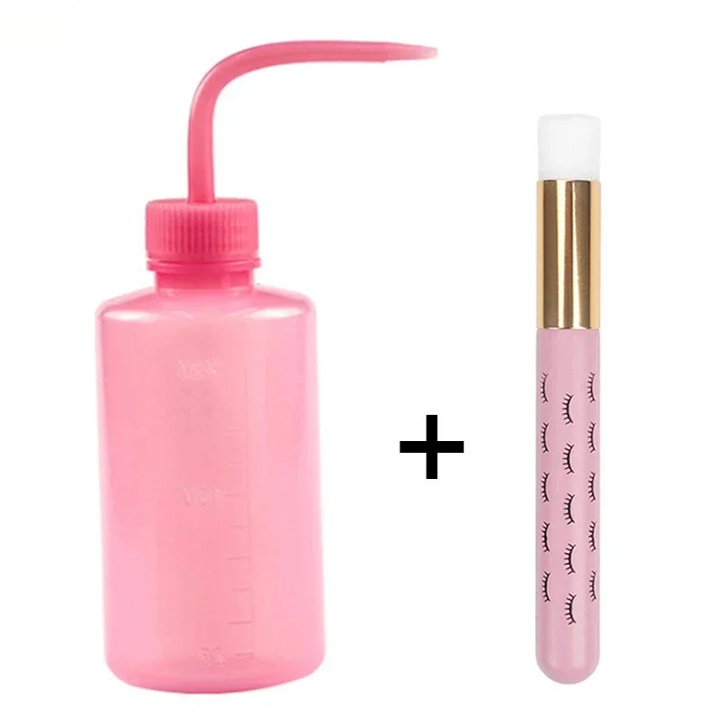 Eyelash Extension Cleaning Bottle Clean Brush Set Eyebrow Skin Care  Remover Washing Lash Shampoo Flask Tools Kit Eye Lashes