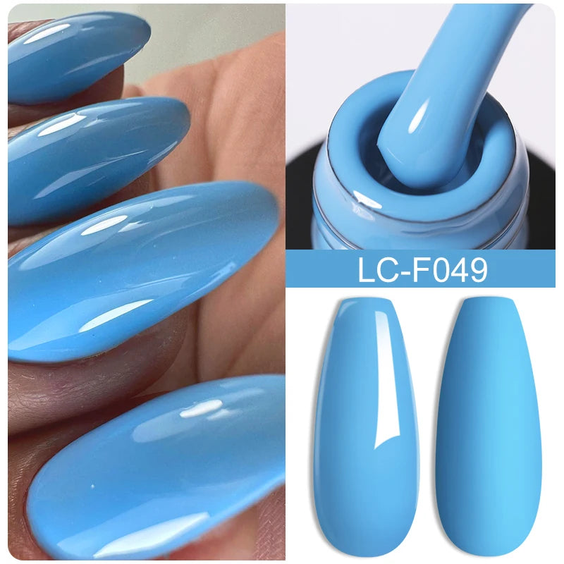 LILYCUTE 7ML Glitter Gel Nail Polish Sparkling Semi Permanent UV Gel Colorful Shinning Gel Varnish Nail Art Soak Off UV LED Gel