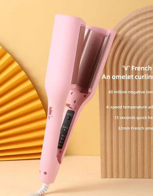 Load image into Gallery viewer, Hair Curling Iron 32mm Deep Wave Hair Curler 4 Temperature Adjustable Fast Heating Crimping Iron Styler Wand for All Hair Style
