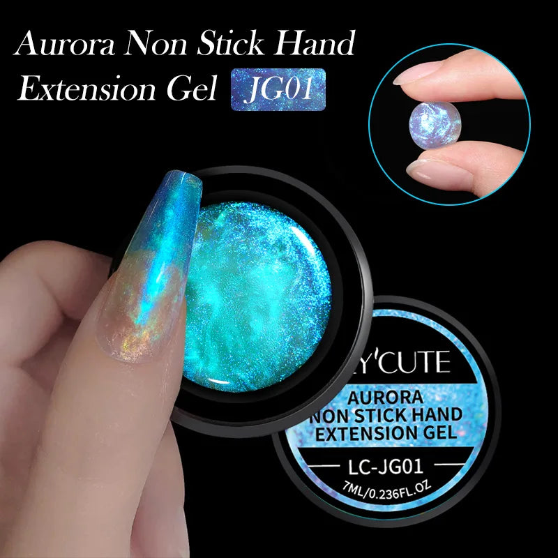LILYCUTE 6 IN 1 Extension Gel Nail Polish Acrylic Construct Hard Gel Soak Off Self Leveling Reinforcement Gel For Nail HEMA FREE