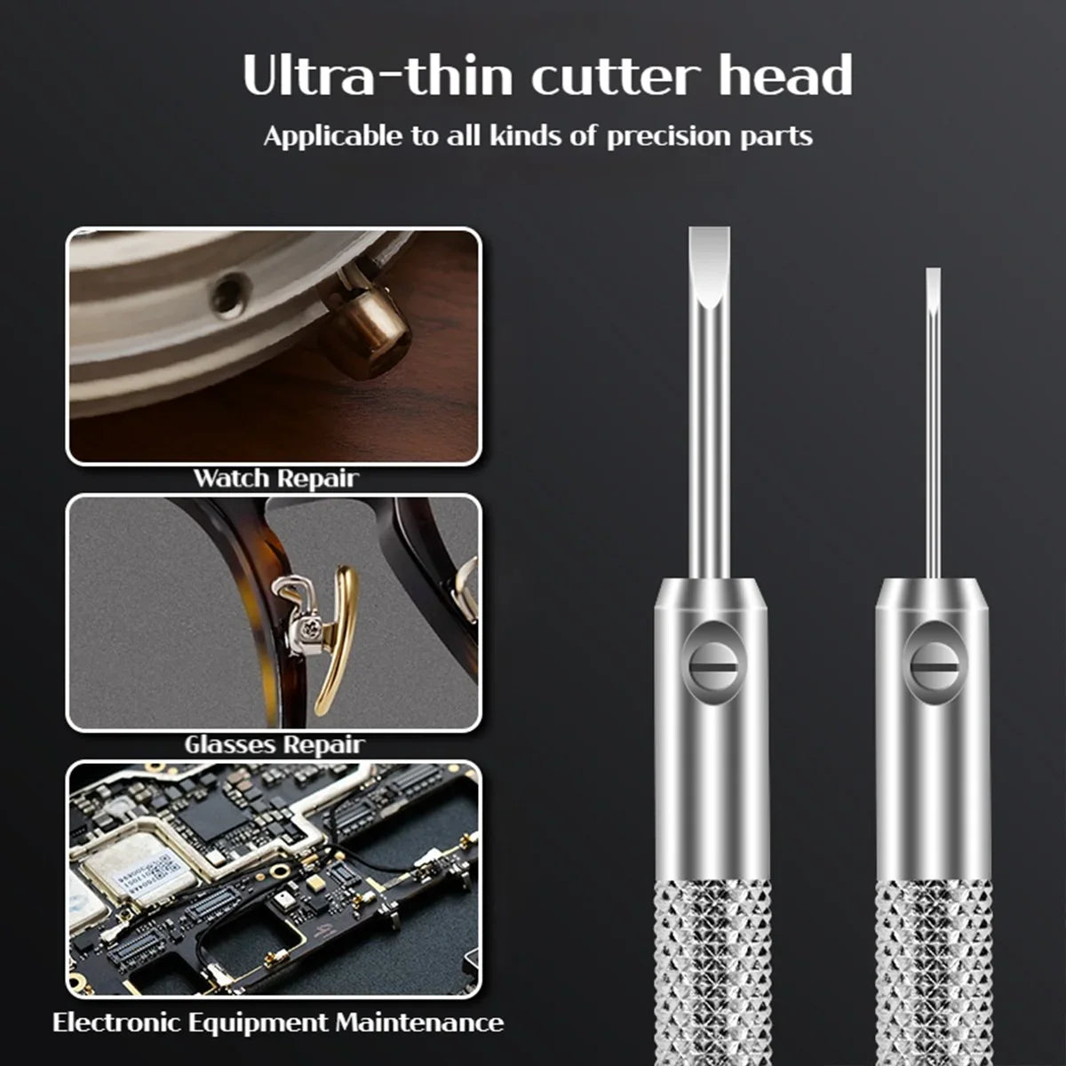 Precision watch repair screwdriver 0.8-1.6mm mini slotted screwdriver Precision instrument repair hand tool
