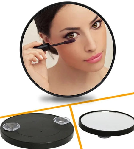 30x Magnification Mirror With Suction Cup Blackhead Magnifying Compact Remove Acne Pores Tool Bathroom Makeup Mirror