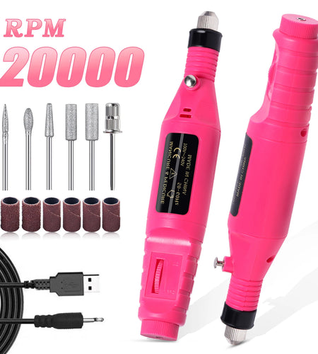 Nail Sander Set Electric Nail Drill Machine Grinding Equipment Milling Cutter For Manicure Pedicure Strong Polishing Tools