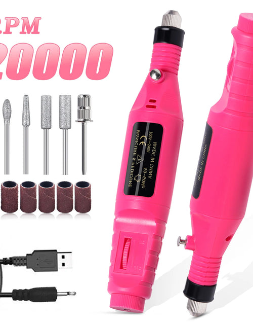 Load image into Gallery viewer, Nail Sander Set Electric Nail Drill Machine Grinding Equipment Milling Cutter For Manicure Pedicure Strong Polishing Tools
