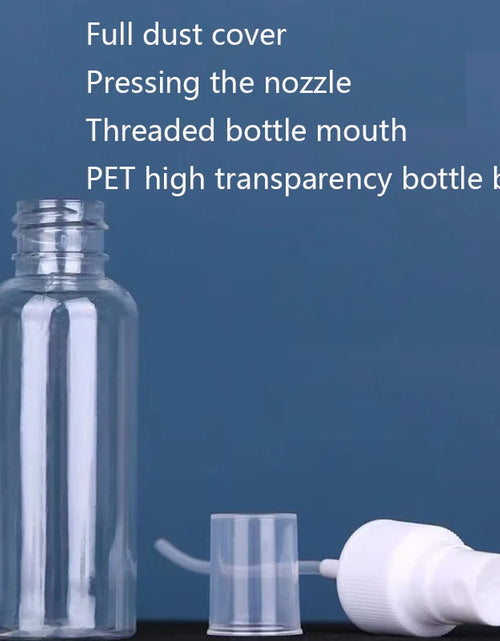 Load image into Gallery viewer, Refillable Bottles Empty Spray Bottle Transparent Plastic Perfume Bottles Mini Cosmetic Spray Bottle Atomizer 20/30/50 ML
