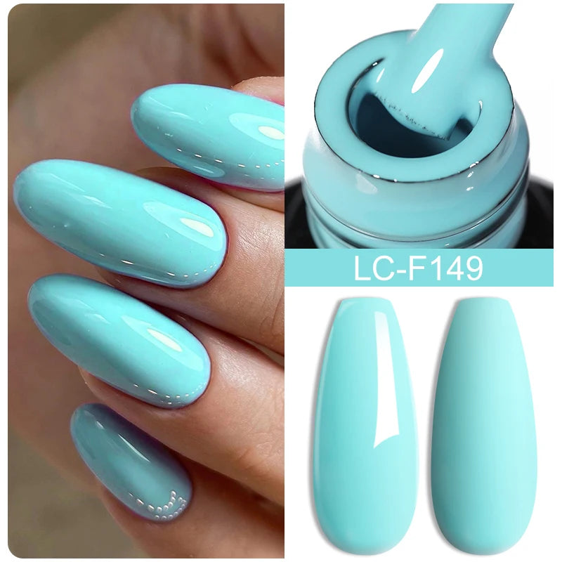 LILYCUTE 7ML Glitter Gel Nail Polish Sparkling Semi Permanent UV Gel Colorful Shinning Gel Varnish Nail Art Soak Off UV LED Gel