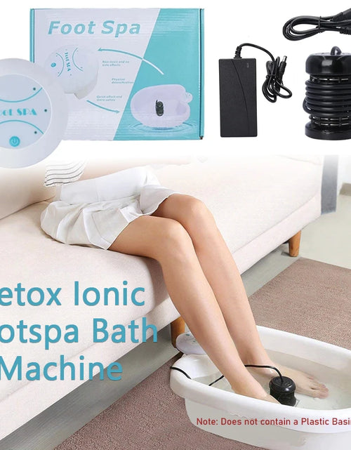 Load image into Gallery viewer, Detox Ionic Foot Spa Bath Machine vibration Whirlpool Care Arrays Aqua Healthy Therapy Deep Tissue Clean Foot Bath Spa Massager
