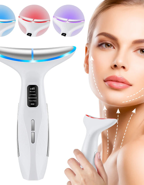 Load image into Gallery viewer, 3 Massage Modes Microcurrent Neck Beauty Device Face Lifting Firming Massage Neck Beauty Instrument Tighten Skin Care Tool
