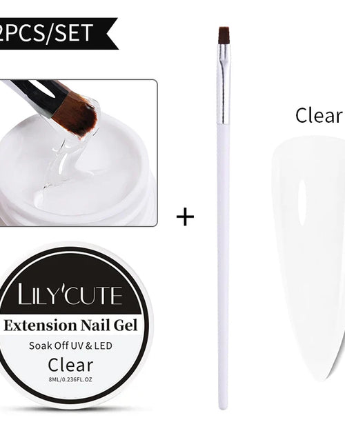 Load image into Gallery viewer, LILYCUTE 6 IN 1 Extension Gel Nail Polish Acrylic Construct Hard Gel Soak Off Self Leveling Reinforcement Gel For Nail HEMA FREE
