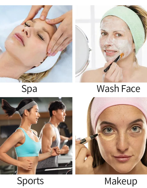 Load image into Gallery viewer, Eyelash Extension Headband Makeup Eyelash Extension Supplies Lashes Accessories Face Washing Bath SPA Facial Adjustable Headband
