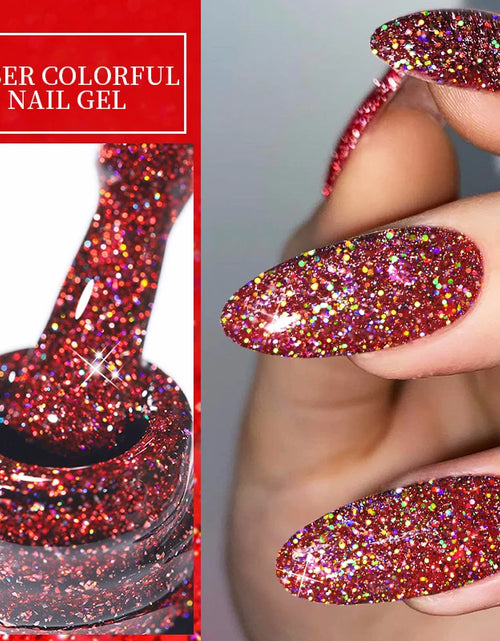 Load image into Gallery viewer, LILYCUTE 7ML Glitter Gel Nail Polish Sparkling Semi Permanent UV Gel Colorful Shinning Gel Varnish Nail Art Soak Off UV LED Gel

