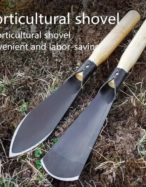 Load image into Gallery viewer, Multifunctional Garden Tool Shovel Dig Wild Vegetables Drive Sea Plant Flowers Shovel Soil Thickening Iron Hoe Weeding Shovel
