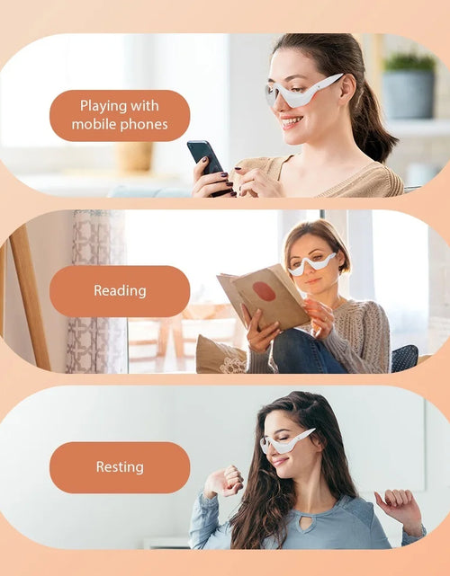 Load image into Gallery viewer, Eye Massager 3D Eyes Relax Massager Fatigue Relief Lighten Dark Circles Smooth Eye Fine Line Beauty Eye Care
