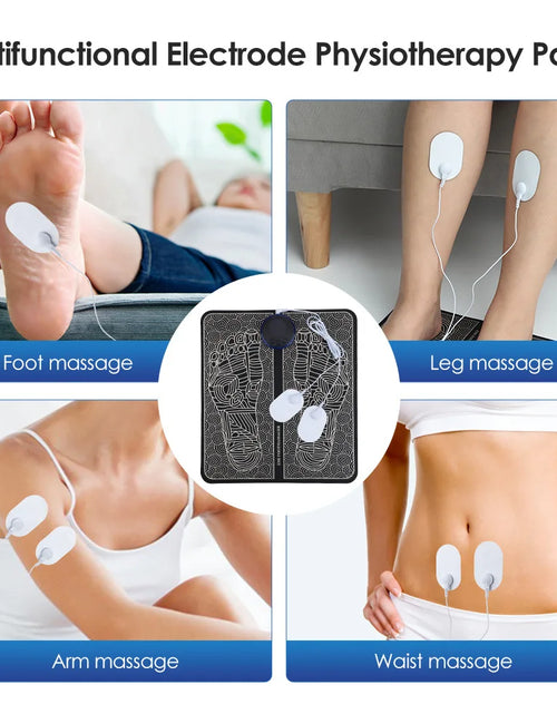 Load image into Gallery viewer, EMS Foot Massager Pad Relief Pain Relax Feet Acupoints Massage Electric Muscle Stimulation Improve Blood Circulation Relax Feet

