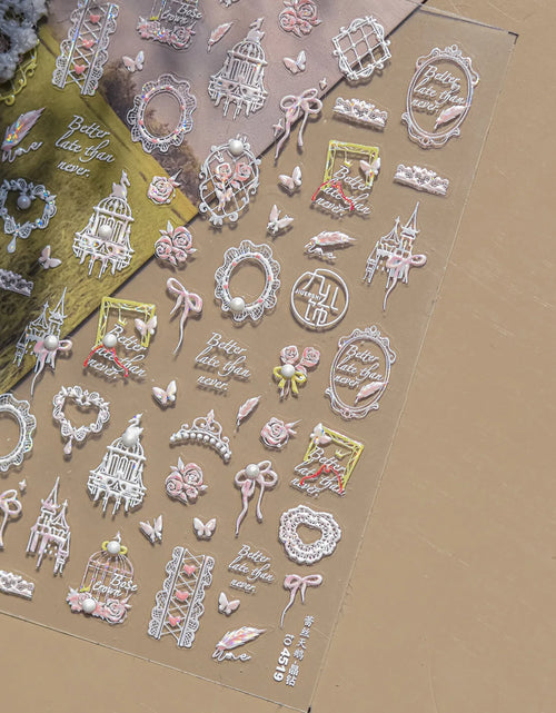 Load image into Gallery viewer, 1pcs Cute A bag of Starfish Nail Charm Stickers 3D Jelly Ocean Fish Bubble Adhesive Nail Sticker DIY Summer Nail Art Decorations
