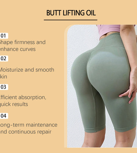 Buttock Enlargement Oils Hip Lifting Oil Hip Growth Firming Nourishing Moisturize Tighten Shaper Bum Sexy Body Massage Care