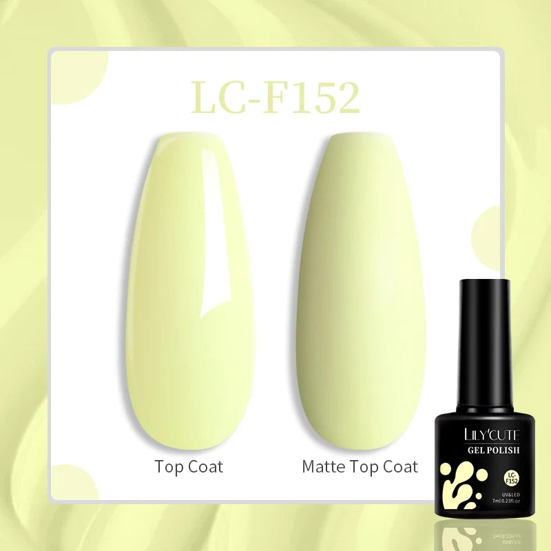 LILYCUTE 7ML Glitter Gel Nail Polish Sparkling Semi Permanent UV Gel Colorful Shinning Gel Varnish Nail Art Soak Off UV LED Gel