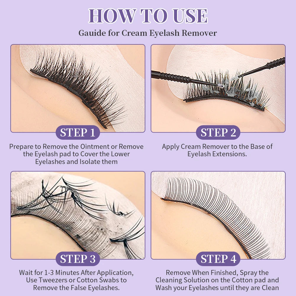 5g Eyelash Glue Remover Gel Extensions Lash Lift Makeup Tool Professional Adhesive Lash Glue Remover Cream for Eyelash Extension