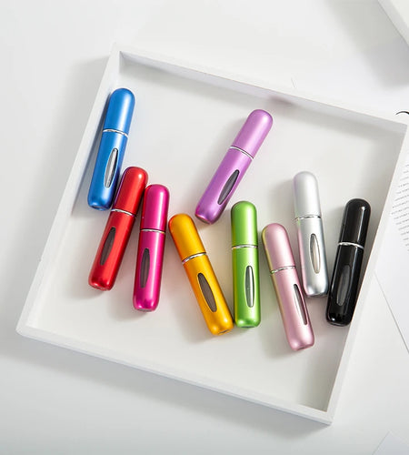 5ml Perfume Spray Bottle, Portable Perfume Atomizer Fillable Mini Perfume Bottle Perfume Empty Bottle Scent Pump Box