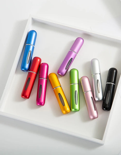 Load image into Gallery viewer, 5ml Perfume Spray Bottle, Portable Perfume Atomizer Fillable Mini Perfume Bottle Perfume Empty Bottle Scent Pump Box

