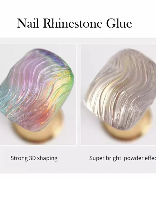 Load image into Gallery viewer, BORN PRETTY Nail Rhinestone Glue 30ML Gel Nail Glue for Nail Charm 3D Nails Bling Gel for Decoration Nails Gems Nail supplies
