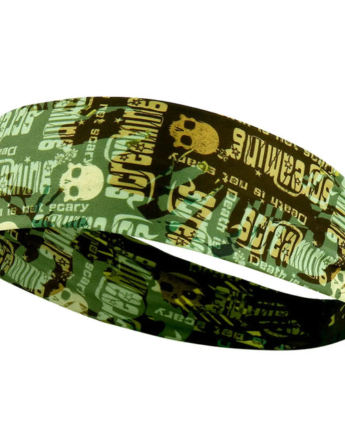 Load image into Gallery viewer, Gothic Skull Headband Sweat Bandage Sport Head Hair Band Workout Tennis Fitness Jog Basketball Running Scary Sweatband Women Men

