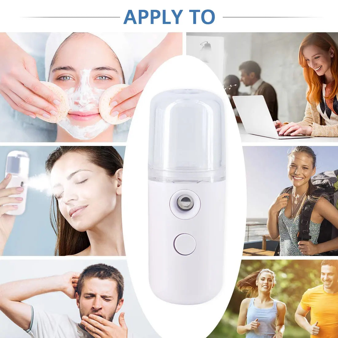 30ML Mini Facial Steamer  Facial Sprayer USB Nebulizer Humidifier Moisturizing Hydrating Women Beauty Skin Care Tool