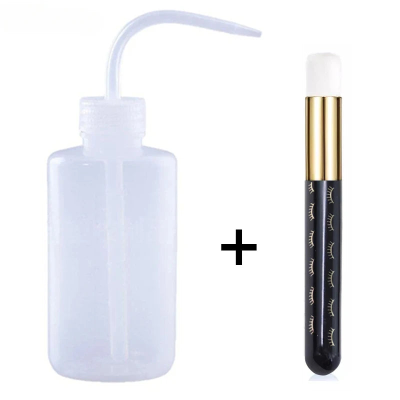 Eyelash Extension Cleaning Bottle Clean Brush Set Eyebrow Skin Care  Remover Washing Lash Shampoo Flask Tools Kit Eye Lashes