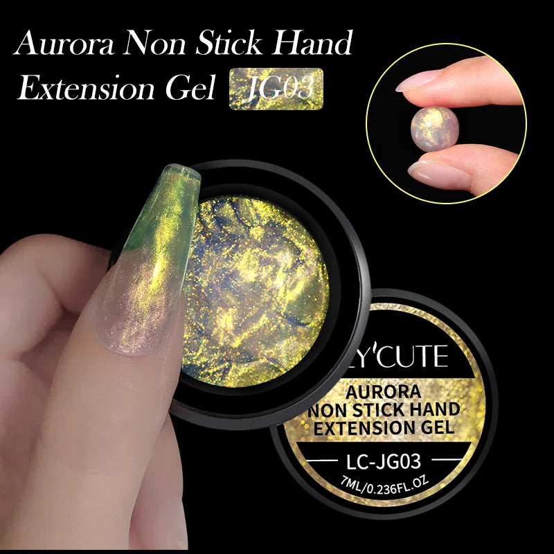 LILYCUTE 6 IN 1 Extension Gel Nail Polish Acrylic Construct Hard Gel Soak Off Self Leveling Reinforcement Gel For Nail HEMA FREE