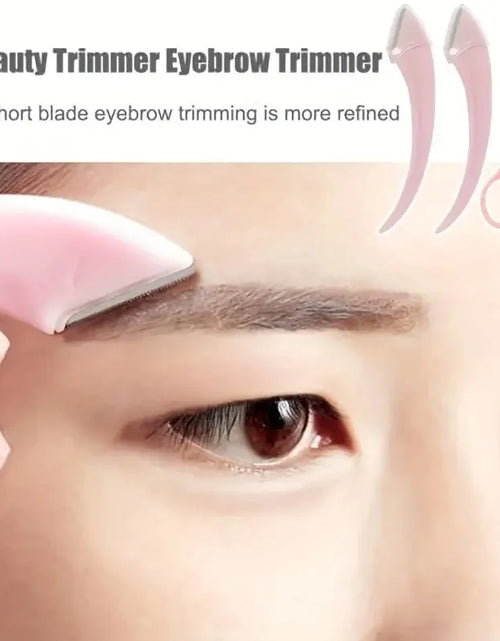 Load image into Gallery viewer, Eyebrow Trimmer Set, Curved Eyebrow Razor, Eyebrow Scissors With Comb, Convenient Easy Beauty Tools For Beginners
