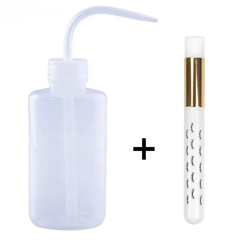 Eyelash Extension Cleaning Bottle Clean Brush Set Eyebrow Skin Care  Remover Washing Lash Shampoo Flask Tools Kit Eye Lashes