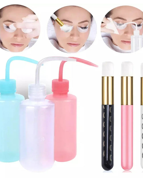 Load image into Gallery viewer, Eyelash Extension Cleaning Bottle Clean Brush Set Eyebrow Skin Care  Remover Washing Lash Shampoo Flask Tools Kit Eye Lashes
