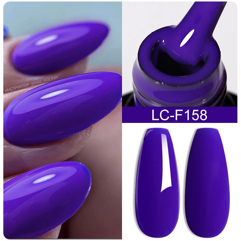 LILYCUTE 7ML Glitter Gel Nail Polish Sparkling Semi Permanent UV Gel Colorful Shinning Gel Varnish Nail Art Soak Off UV LED Gel
