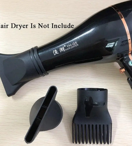 1pcs Plastic Salon Replacement Blow Flat Dryer Drying Concentrator Black Nozzle Styling Tool Hood Cover Wide Narrow Size