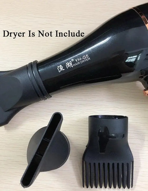 Load image into Gallery viewer, 1pcs Plastic Salon Replacement Blow Flat Dryer Drying Concentrator Black Nozzle Styling Tool Hood Cover Wide Narrow Size
