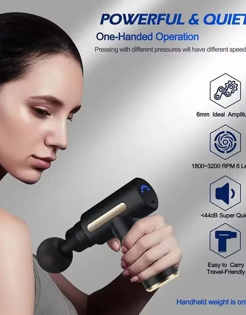 Load image into Gallery viewer, 2025 fascia gun muscle relaxation massager electric vibration massage gun professional grade neck mask gun
