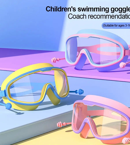 Goggles for Kids Toddler 3-15, Anti Fog No Leak Clear Swim Goggles for Boys Girls Pool Beach Swimming Goggles