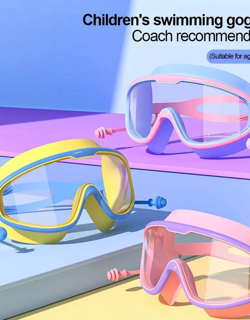 Load image into Gallery viewer, Goggles for Kids Toddler 3-15, Anti Fog No Leak Clear Swim Goggles for Boys Girls Pool Beach Swimming Goggles
