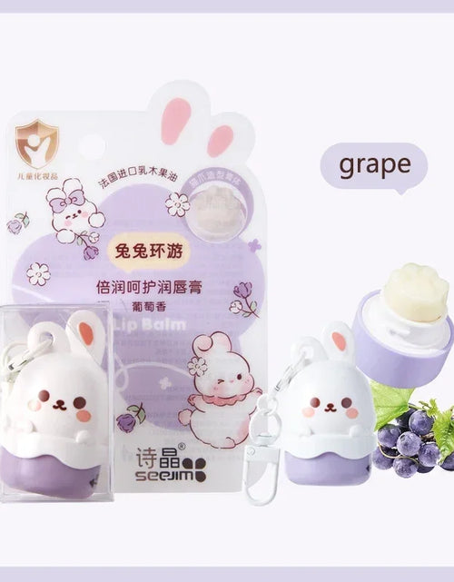 Load image into Gallery viewer, Fruity Children Baby Lip Balm Moisturizer Nutritious Anti Dry Cracking Lip Mask Cute Cartoon Bunny Kids Autumn Winter Lip Care
