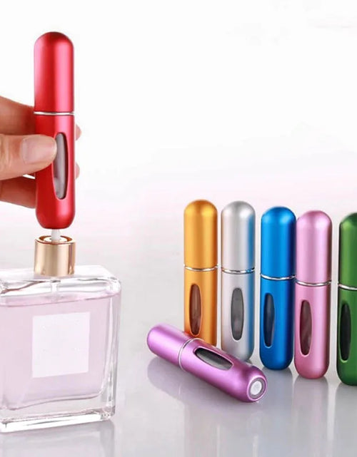 Load image into Gallery viewer, 5ml Perfume Refill Bottle Portable Mini Refillable Spray Jar Scent Pump Empty Cosmetic Containers Atomizer for Travel Tool Hot
