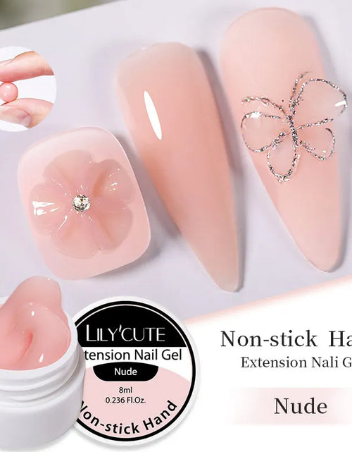 Load image into Gallery viewer, LILYCUTE 6 IN 1 Extension Gel Nail Polish Acrylic Construct Hard Gel Soak Off Self Leveling Reinforcement Gel For Nail HEMA FREE
