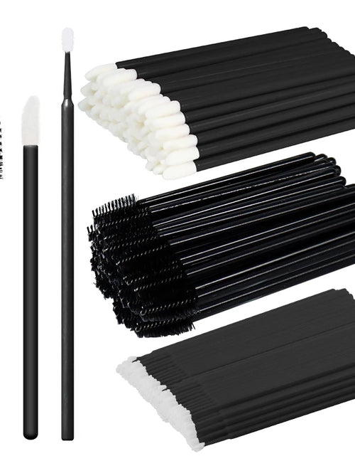 Load image into Gallery viewer, ANNAFRIS 50Pcs  Disposable Eyelash  Brush Soft Head Crystal Eyebrow Brush Lash Extension Brush  Mascara Wand Makeup Tool
