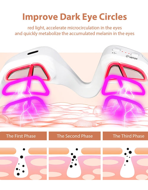 Load image into Gallery viewer, Eye Massager 3D Eyes Relax Massager Fatigue Relief Lighten Dark Circles Smooth Eye Fine Line Beauty Eye Care
