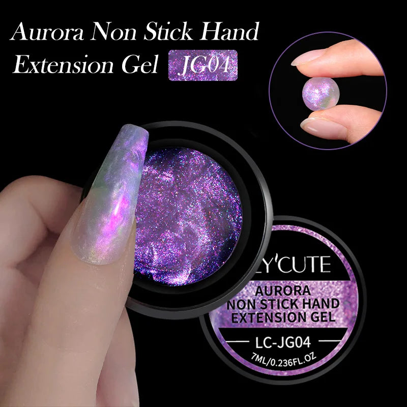 LILYCUTE 6 IN 1 Extension Gel Nail Polish Acrylic Construct Hard Gel Soak Off Self Leveling Reinforcement Gel For Nail HEMA FREE