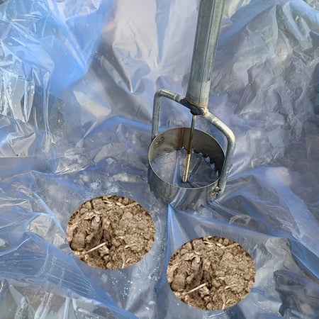 1pc Durable Metal Greenhouse Film Puncher, Simple Gardening Tool Set, Plastic Film Puncture Tool for Greenhouse Maintenance