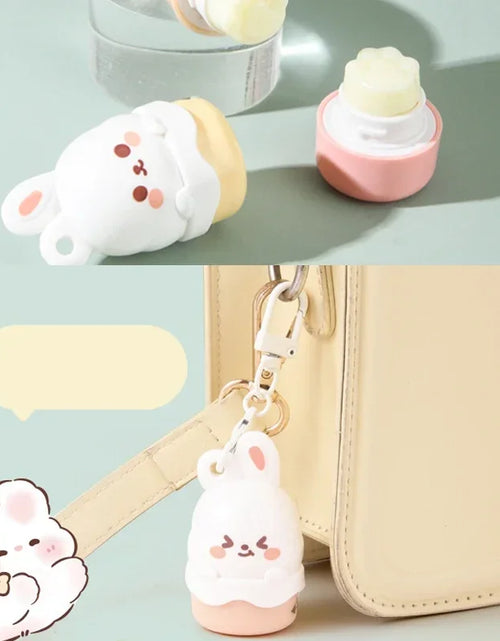 Load image into Gallery viewer, Fruity Children Baby Lip Balm Moisturizer Nutritious Anti Dry Cracking Lip Mask Cute Cartoon Bunny Kids Autumn Winter Lip Care
