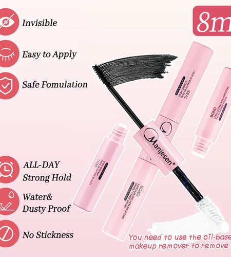 DIY Lash Extension Kit Lash Bond and Seal Remover Tweezers Makeup Set Individual Lashes Clusters  Eyelashes Tools