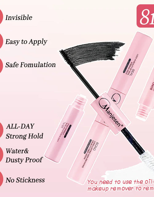 Load image into Gallery viewer, DIY Lash Extension Kit Lash Bond and Seal Remover Tweezers Makeup Set Individual Lashes Clusters  Eyelashes Tools
