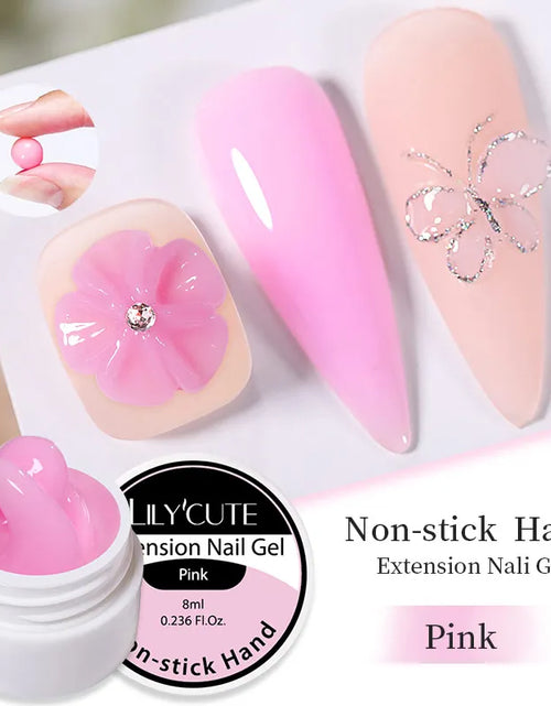 Load image into Gallery viewer, LILYCUTE 6 IN 1 Extension Gel Nail Polish Acrylic Construct Hard Gel Soak Off Self Leveling Reinforcement Gel For Nail HEMA FREE
