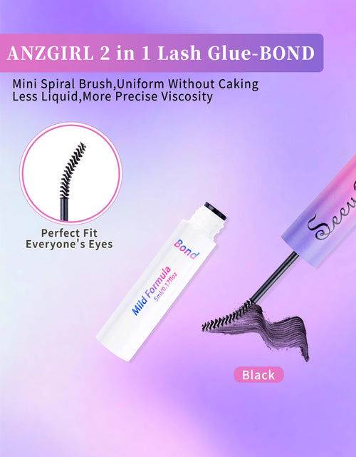 Load image into Gallery viewer, Eyelash Glue and Seal for Eyelash Clusters Strong Fixed Eyelash Glue Lasting Eyelash Glue Eyelash Extension tool
